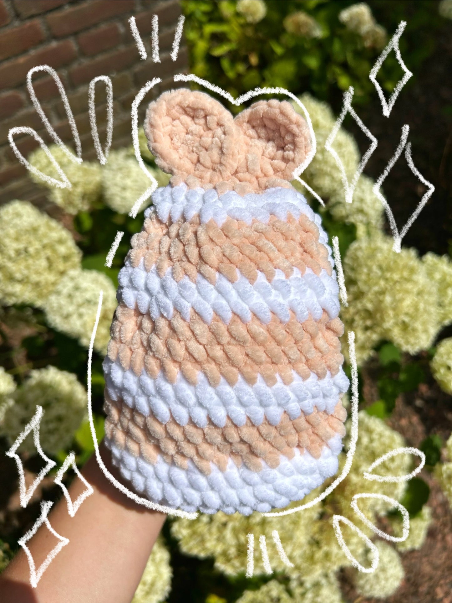 CROCHET NIGIRI SHRIMP PLUSHIE