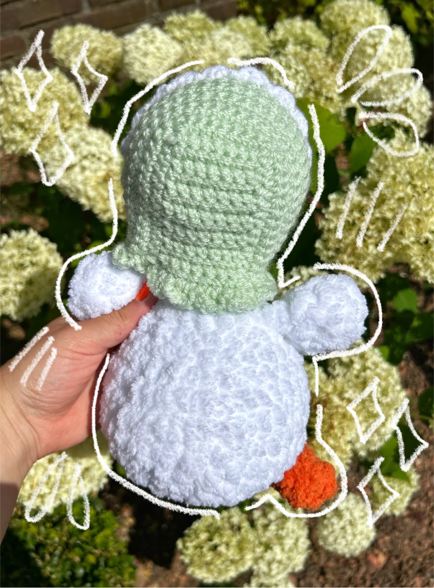CROCHET GRANDMA GOOSE PLUSHIE