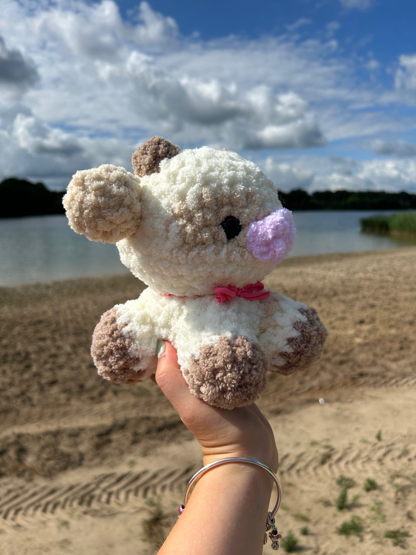 CROCHET SITTING COW PLUSHIE