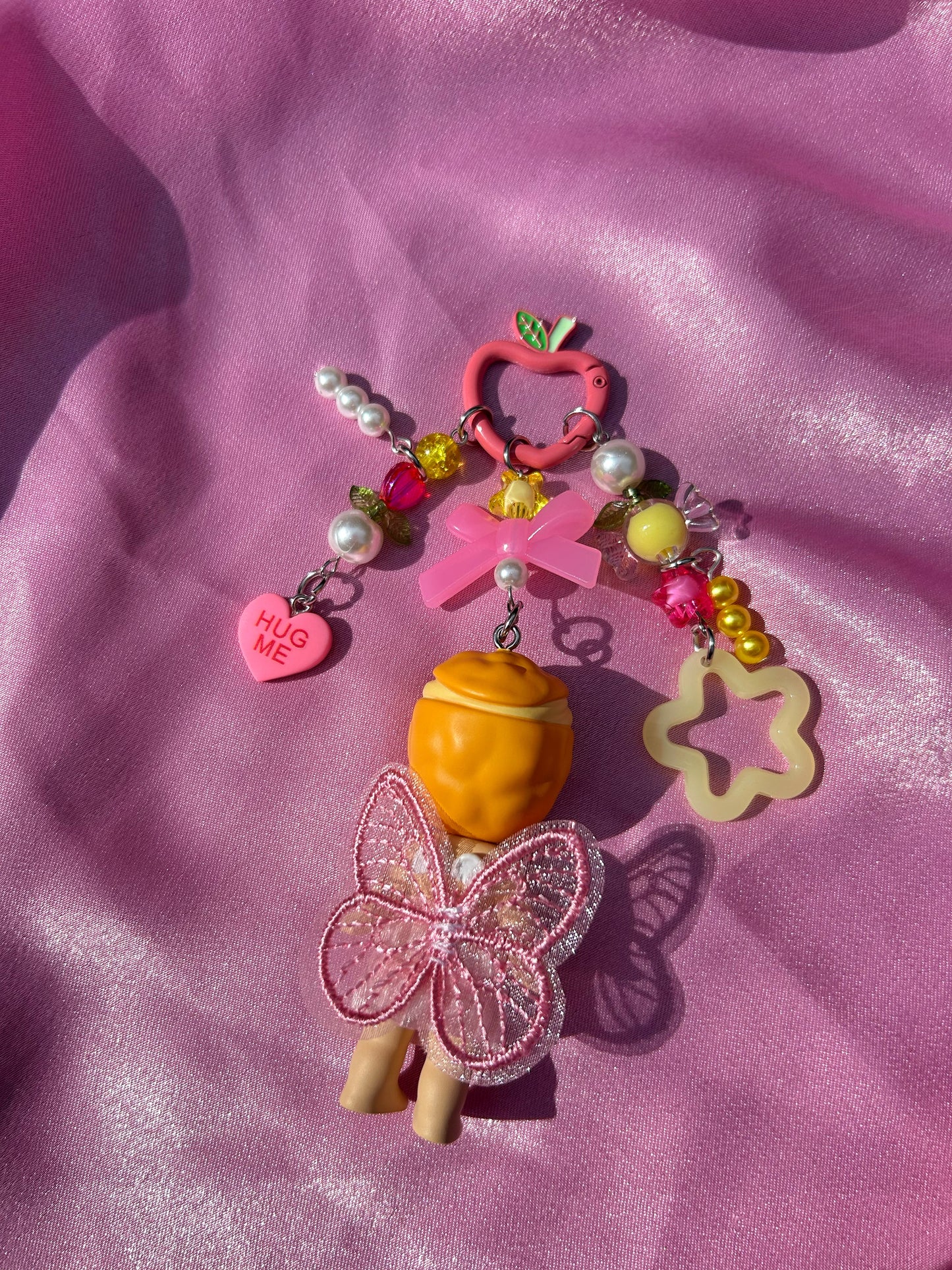 CREAM PUFF SONNY ANGEL KEYCHAIN