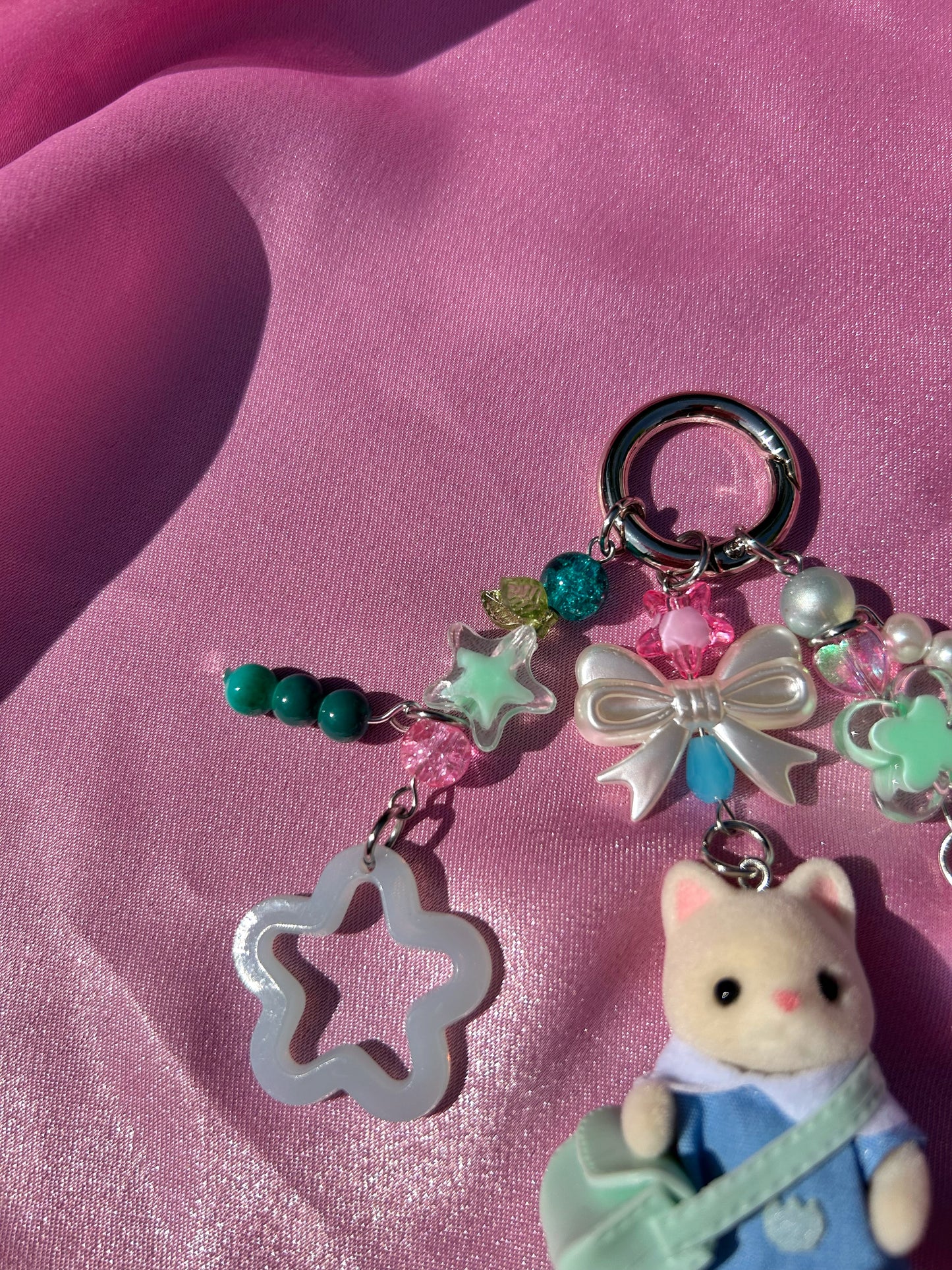 SCHOOL FRIENDS CAT SYLVANIAN FAMILIES KEYCHAIN
