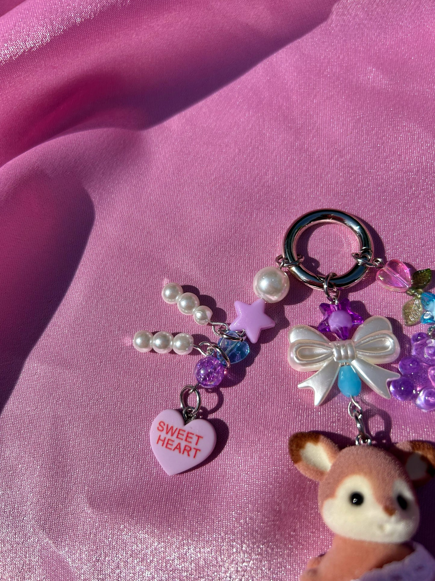 BABY DEER SYLVANIAN FAMILIES KEYCHAIN