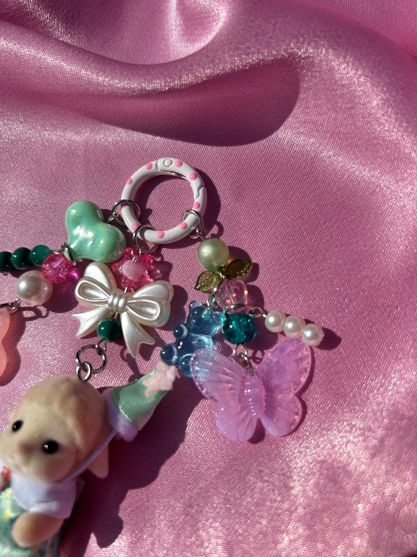 SLEEPOVER FRIENDS SHEEP SYLVANIAN FAMILIES KEYCHAIN