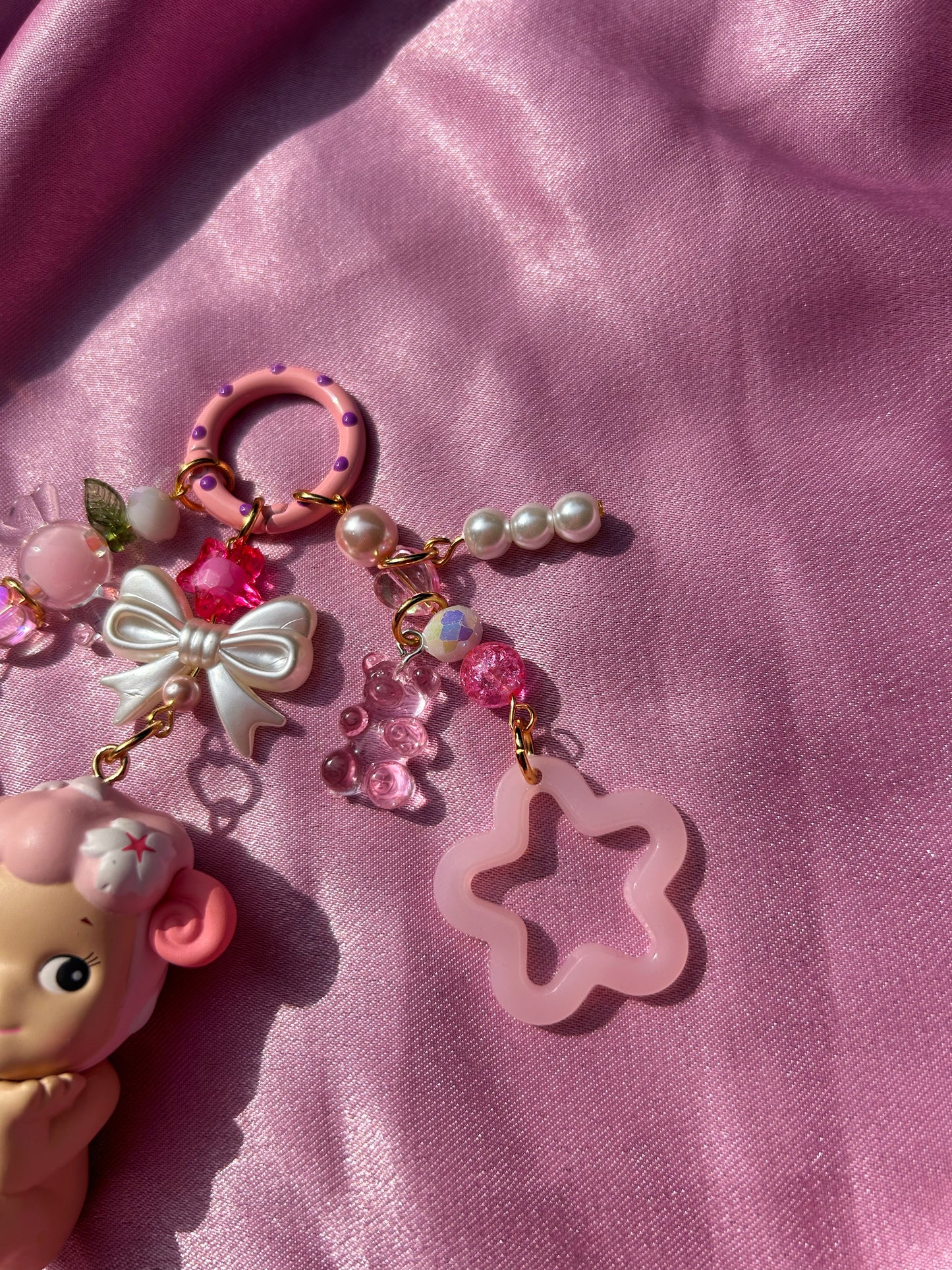 SHEEP CHERRY BLOSSOM SERIES SONNY ANGEL KEYCHAIN 2