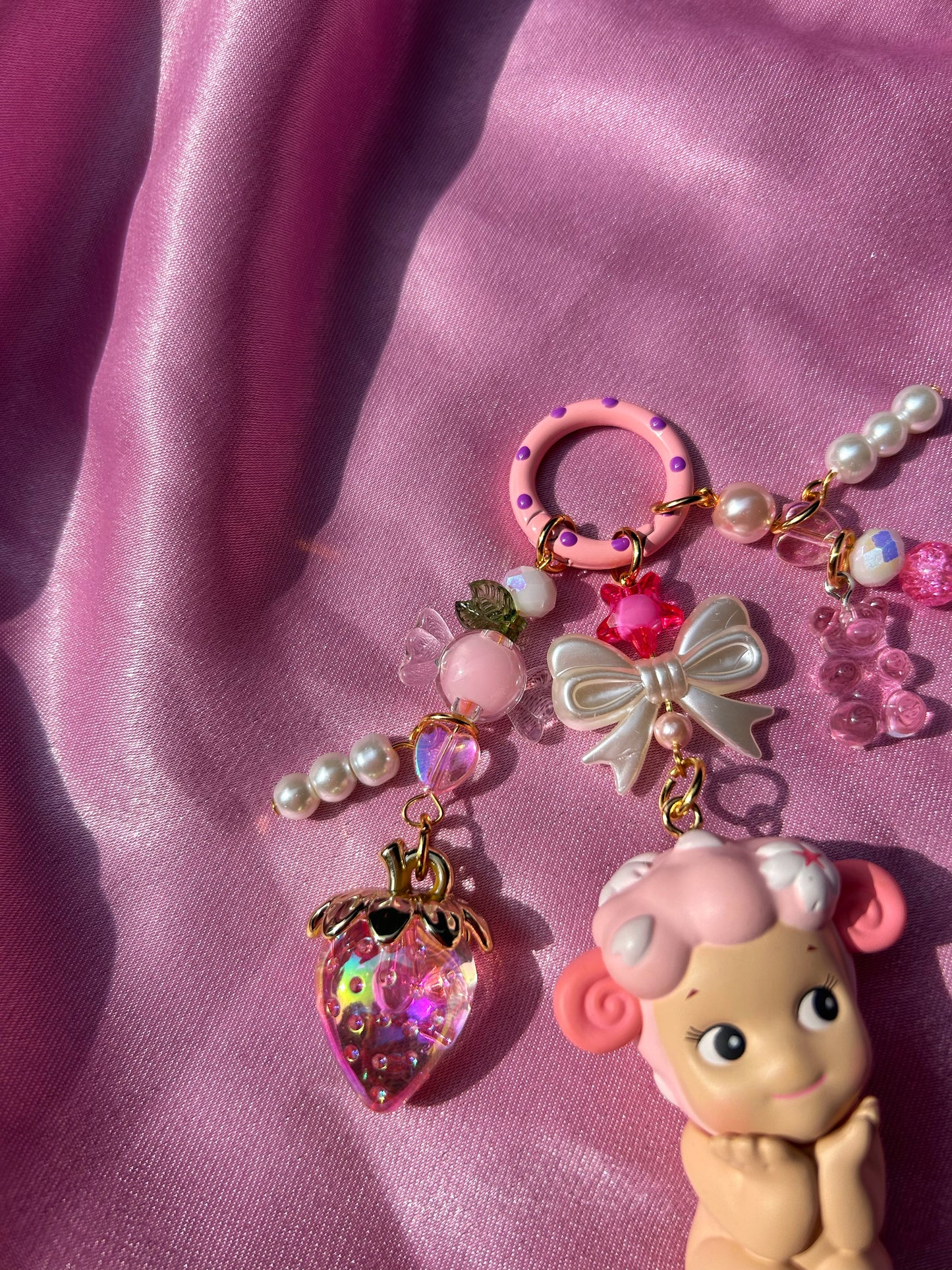 SHEEP CHERRY BLOSSOM SERIES SONNY ANGEL KEYCHAIN 2