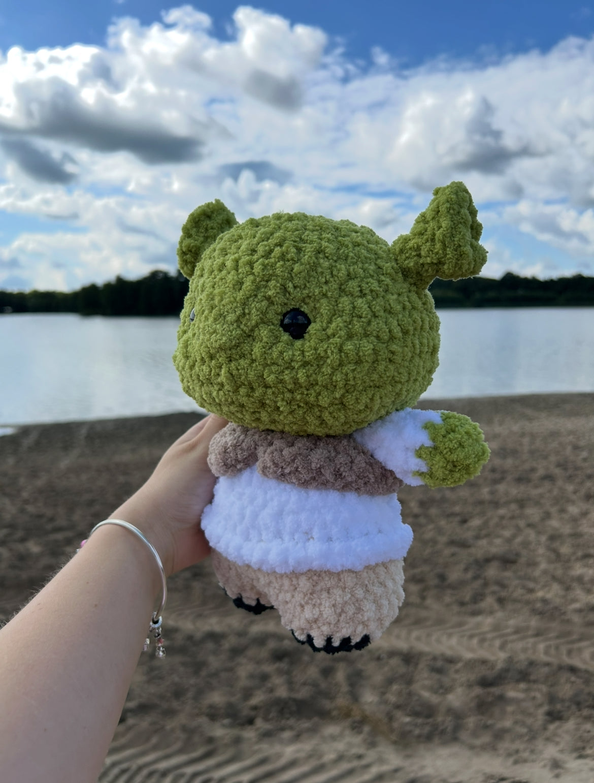 CROCHET BABY SHREK PLUSHIE