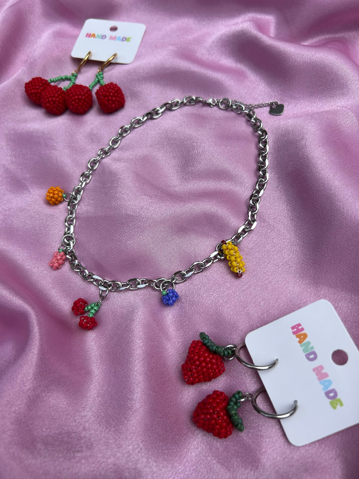 FRUIT THEMED BEADED NECKLACE