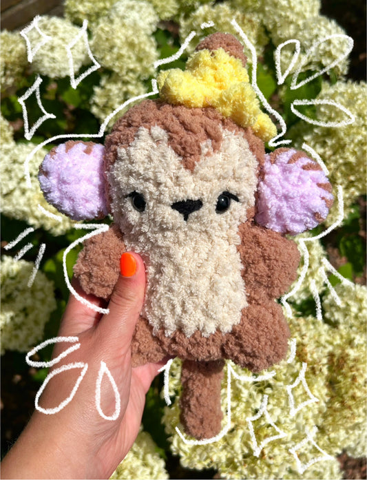 CROCHET BANANA MONKEY PLUSHIE