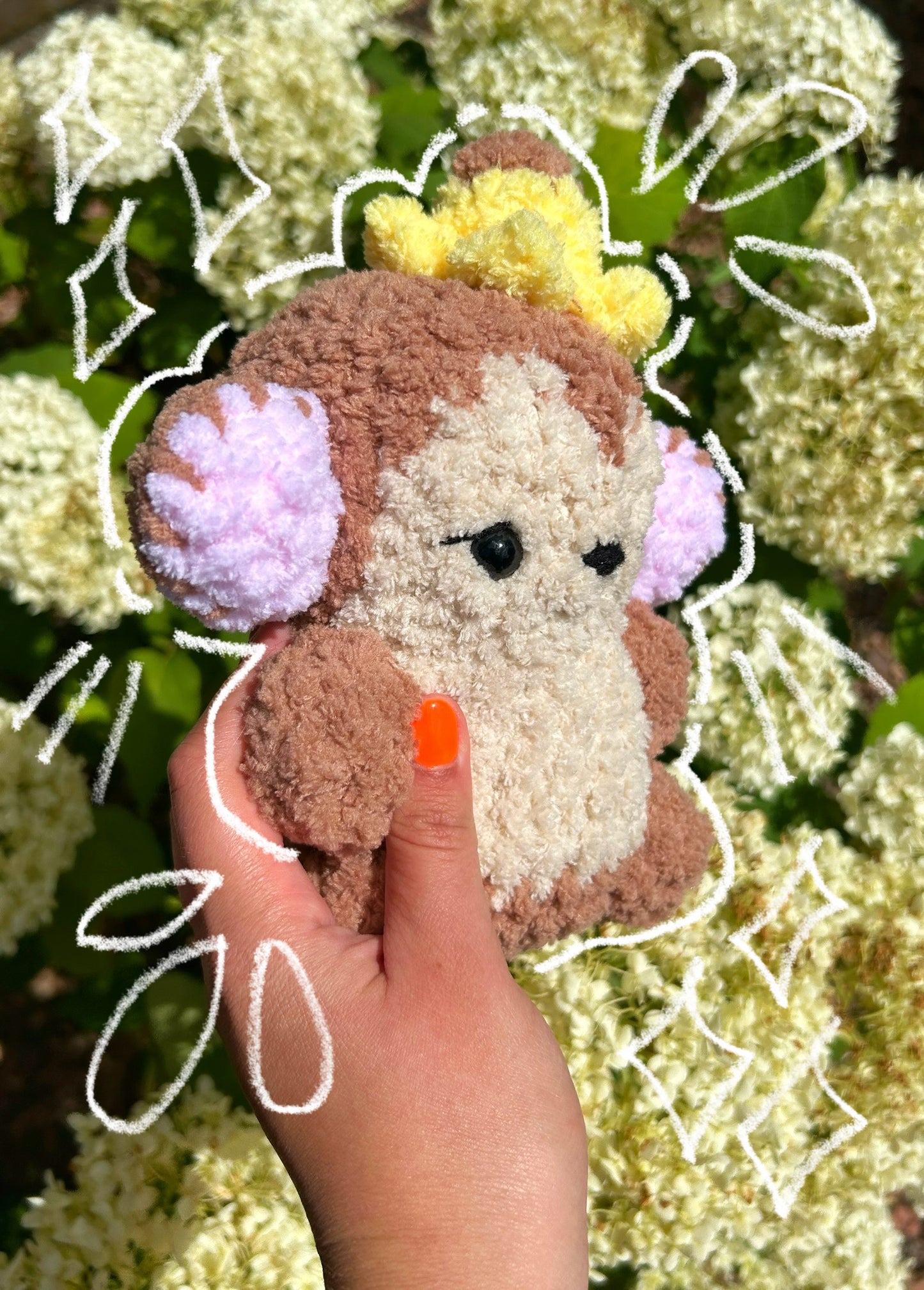 CROCHET BANANA MONKEY PLUSHIE