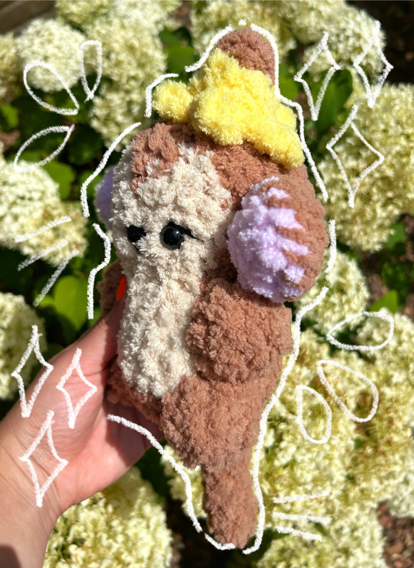 CROCHET BANANA MONKEY PLUSHIE