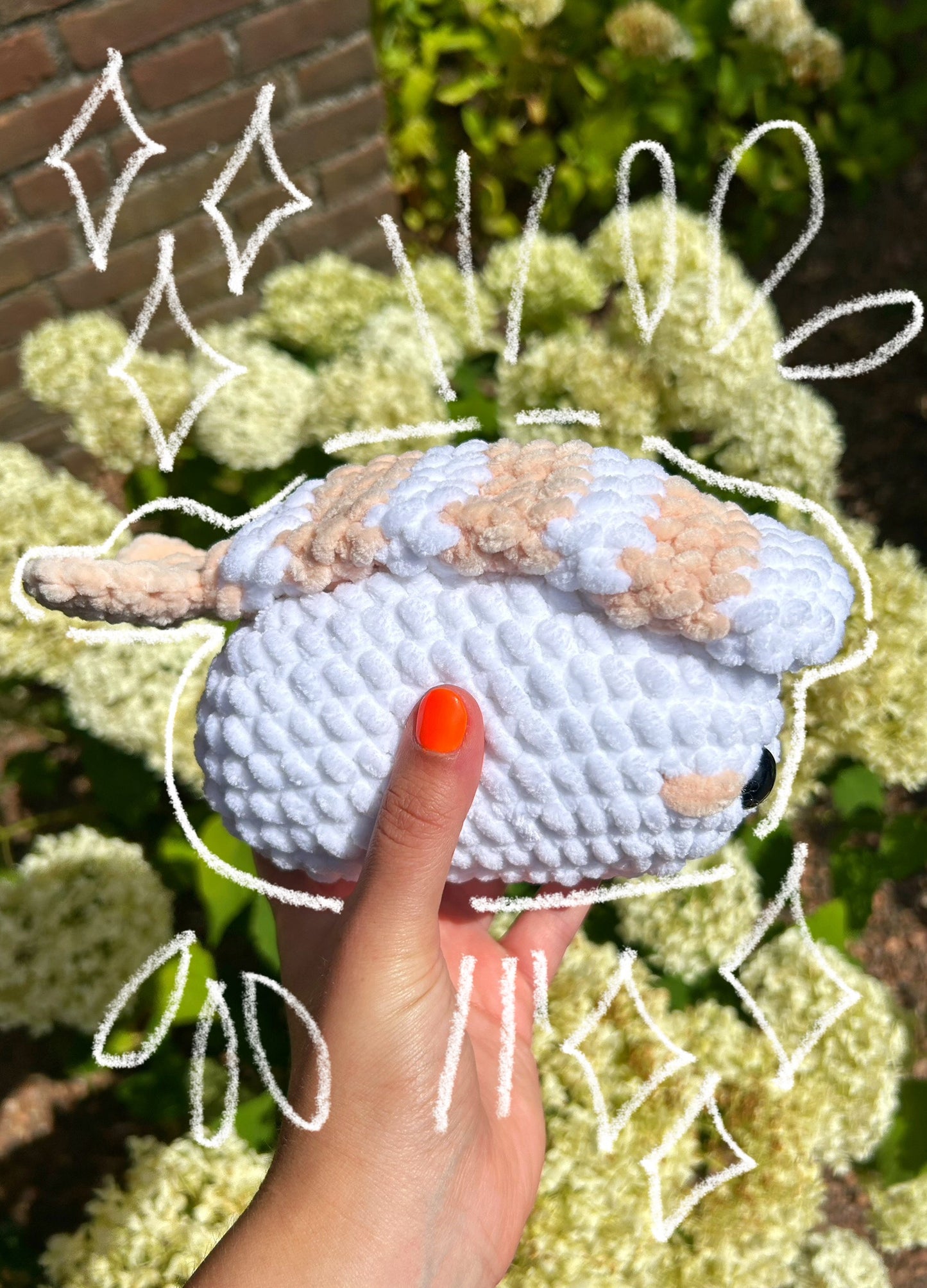 CROCHET NIGIRI SHRIMP PLUSHIE