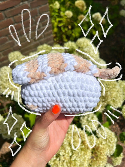 CROCHET NIGIRI SHRIMP PLUSHIE
