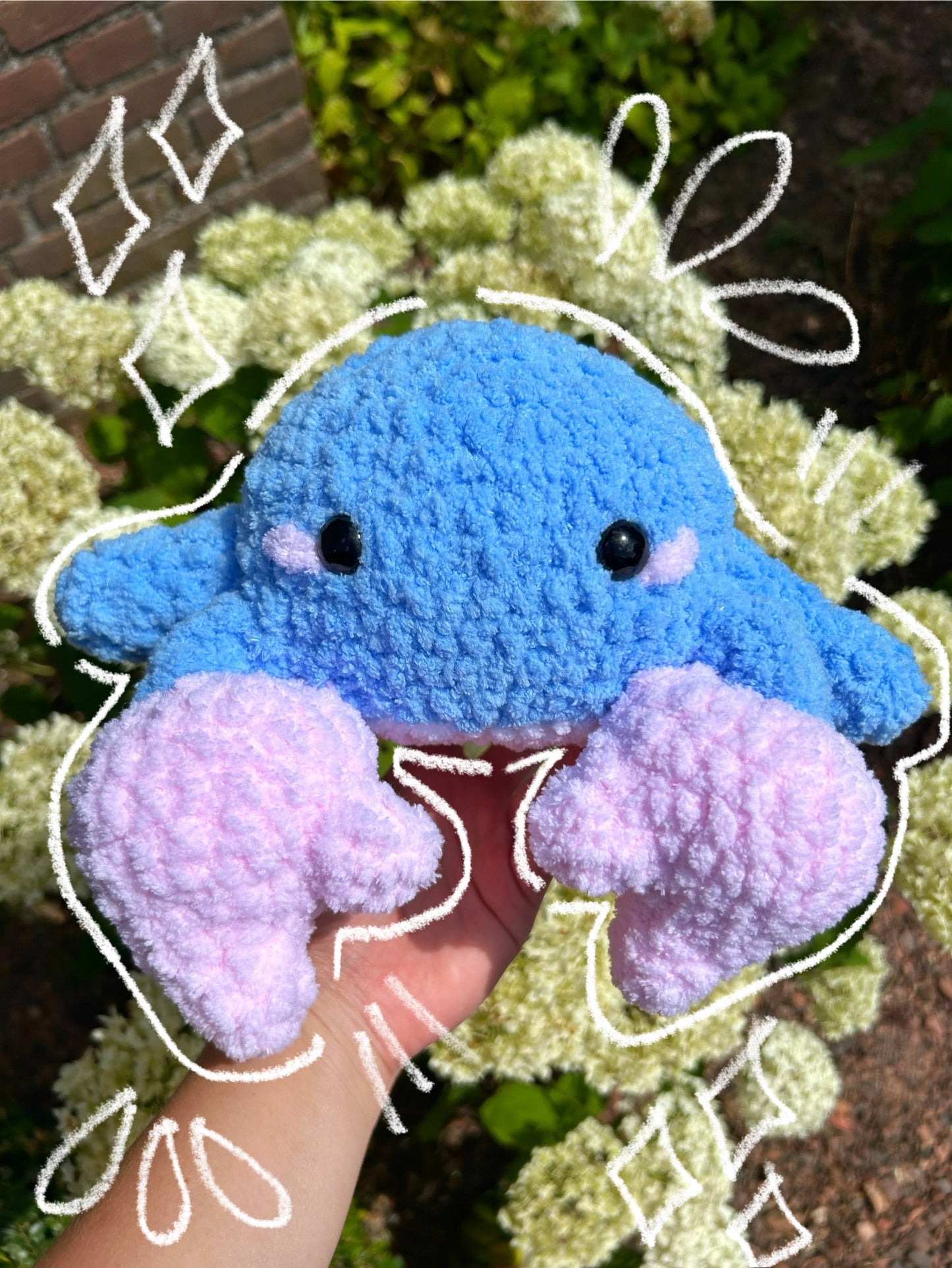 CROCHET CITRUS CRAB PLUSHIE