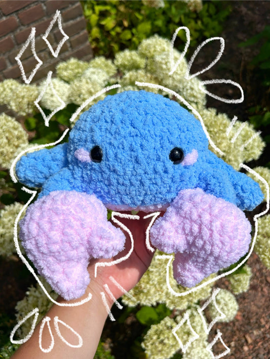 CROCHET CITRUS CRAB PLUSHIE