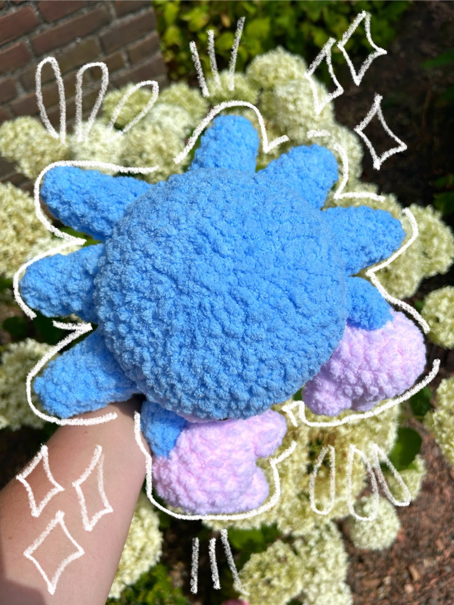 CROCHET CITRUS CRAB PLUSHIE