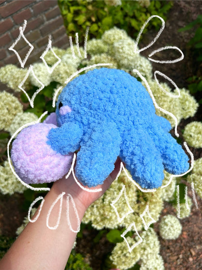 CROCHET CITRUS CRAB PLUSHIE