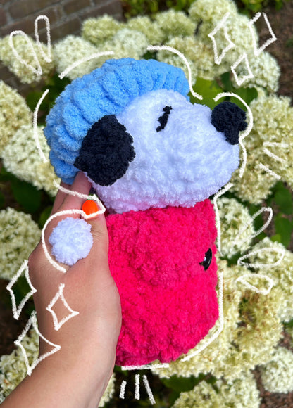 CROCHET PUFFERCOAT SNOOPY PLUSHIE