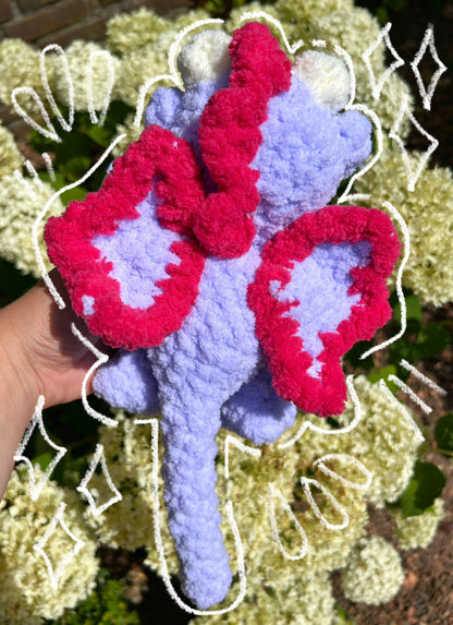 CROCHET PURPLE DRAGON PLUSHIE