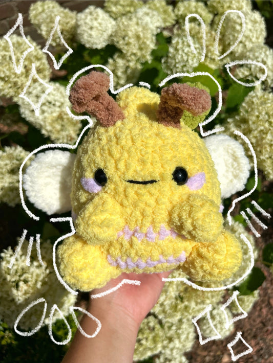 CROCHET LEMON BEE PLUSHIE