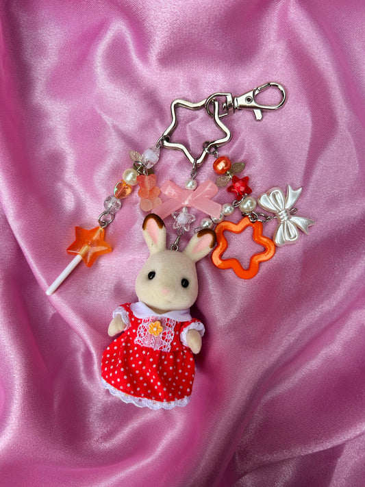 SYLVANIAN FAMILIES CHOCOLATE BUNNY 1 KEYCHAIN