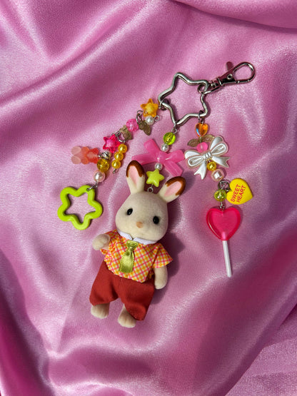 SYLVANIAN FAMILIES CHOCOLATE BUNNY 2 KEYCHAIN