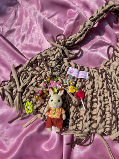 SYLVANIAN FAMILIES CHOCOLATE BUNNY 2 KEYCHAIN
