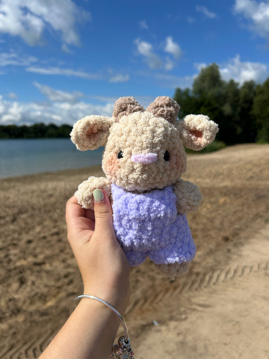 CROCHET SYLVANIAN FAMILIES GOAT PLUSHIE