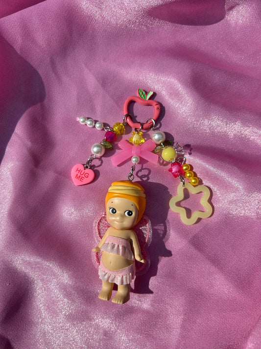 CREAM PUFF SONNY ANGEL KEYCHAIN