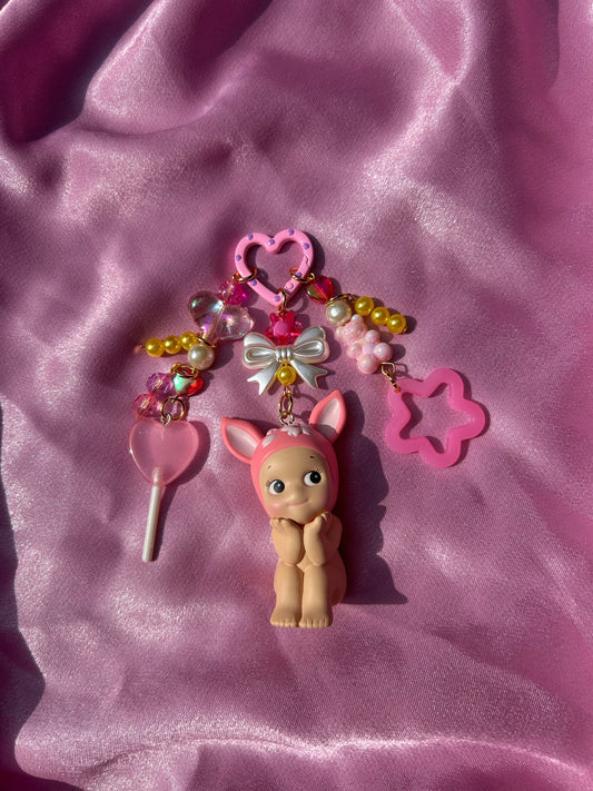 DEER CHERRY BLOSSOM SERIES SONNY ANGEL KEYCHAIN 2