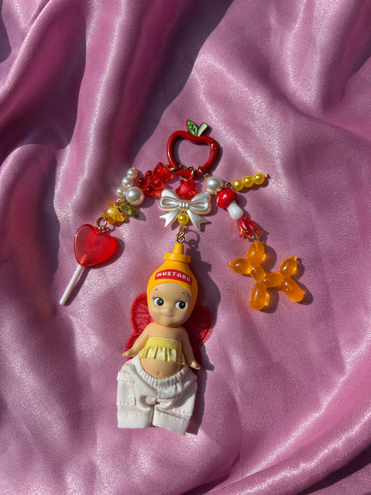 MUSTARD SONNY ANGEL KEYCHAIN