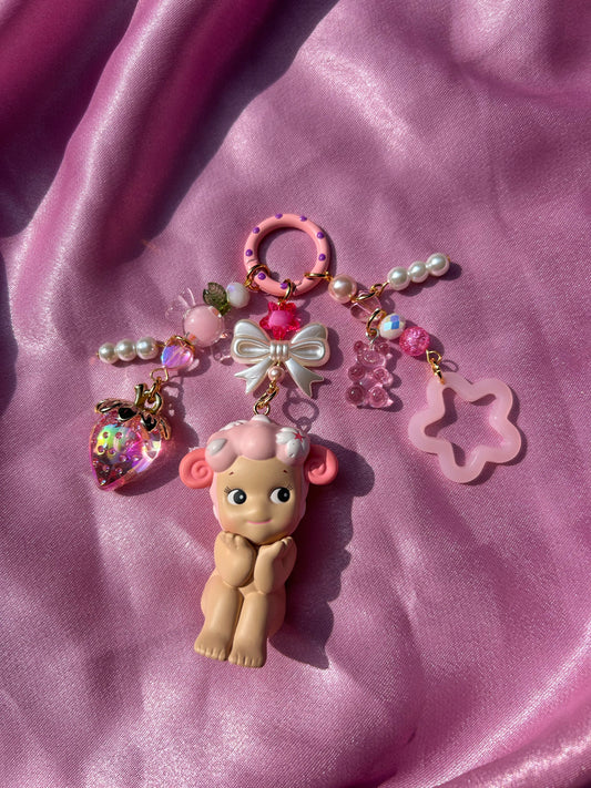SHEEP CHERRY BLOSSOM SERIES SONNY ANGEL KEYCHAIN 2