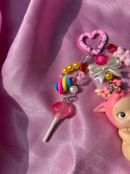 GOAT CHERRY BLOSSOM SERIES SONNY ANGEL KEYCHAIN