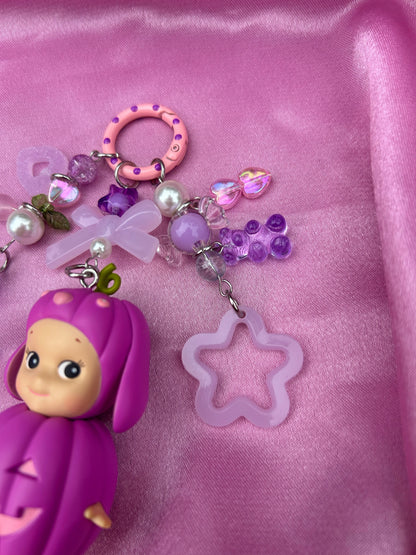 PUMPKIN BUNNY SONNY ANGEL KEYCHAIN