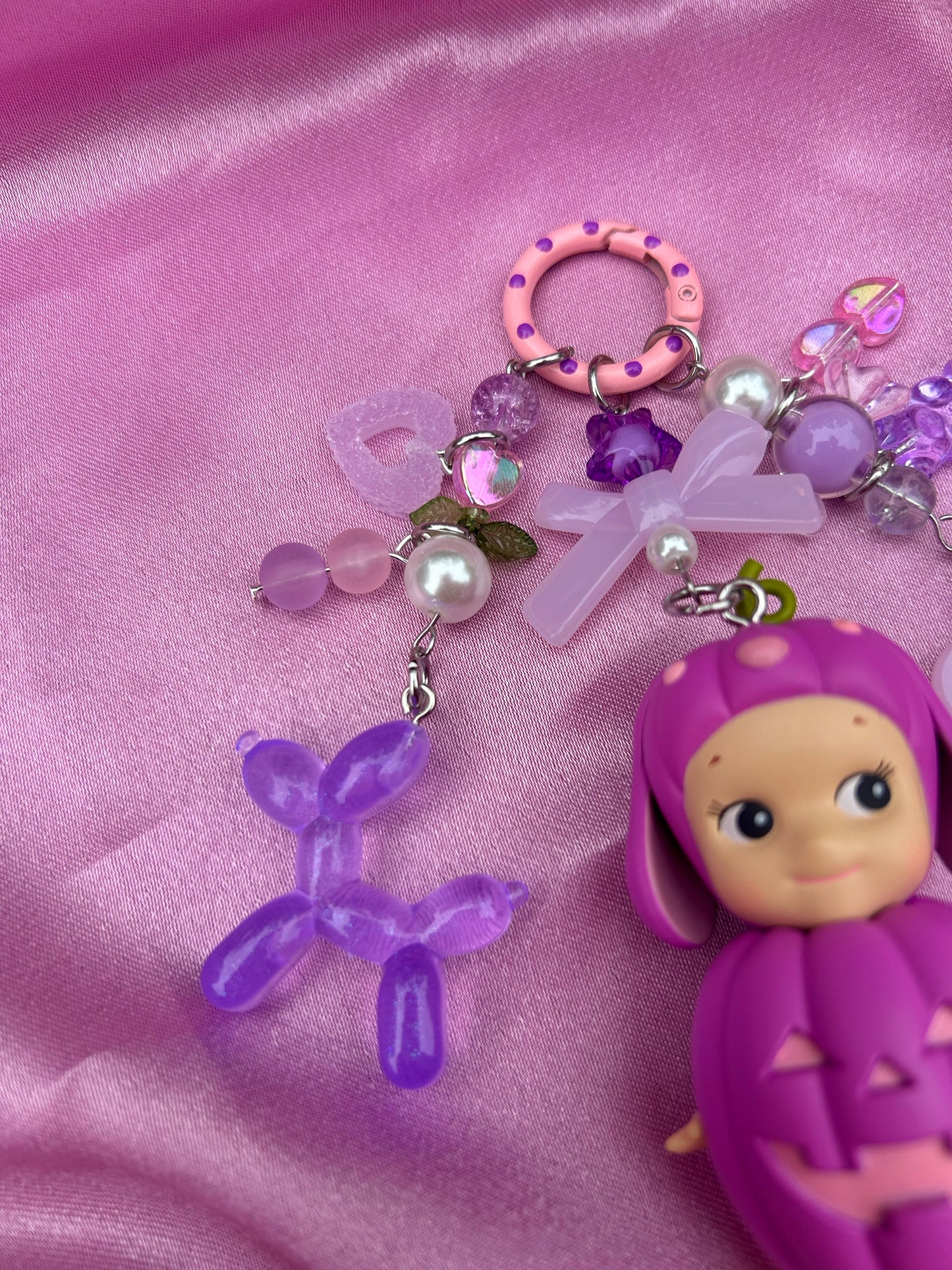 PUMPKIN BUNNY SONNY ANGEL KEYCHAIN