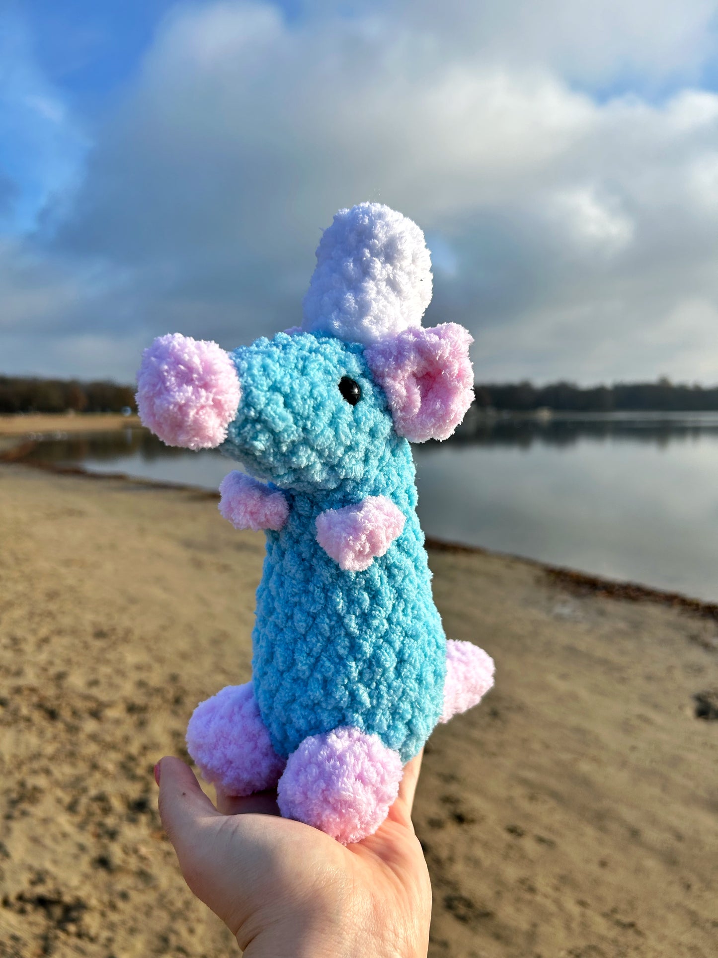 CROCHET CHEF RAT PLUSHIE