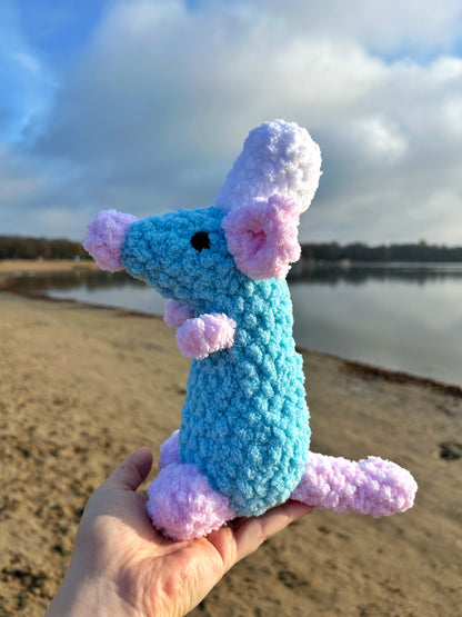 CROCHET CHEF RAT PLUSHIE
