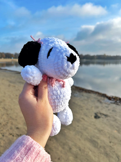 CROCHET COQUETTE SNOOPY PLUSHIE