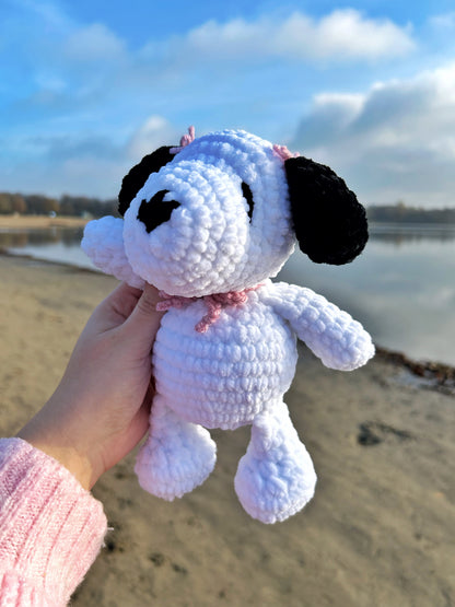 CROCHET COQUETTE SNOOPY PLUSHIE