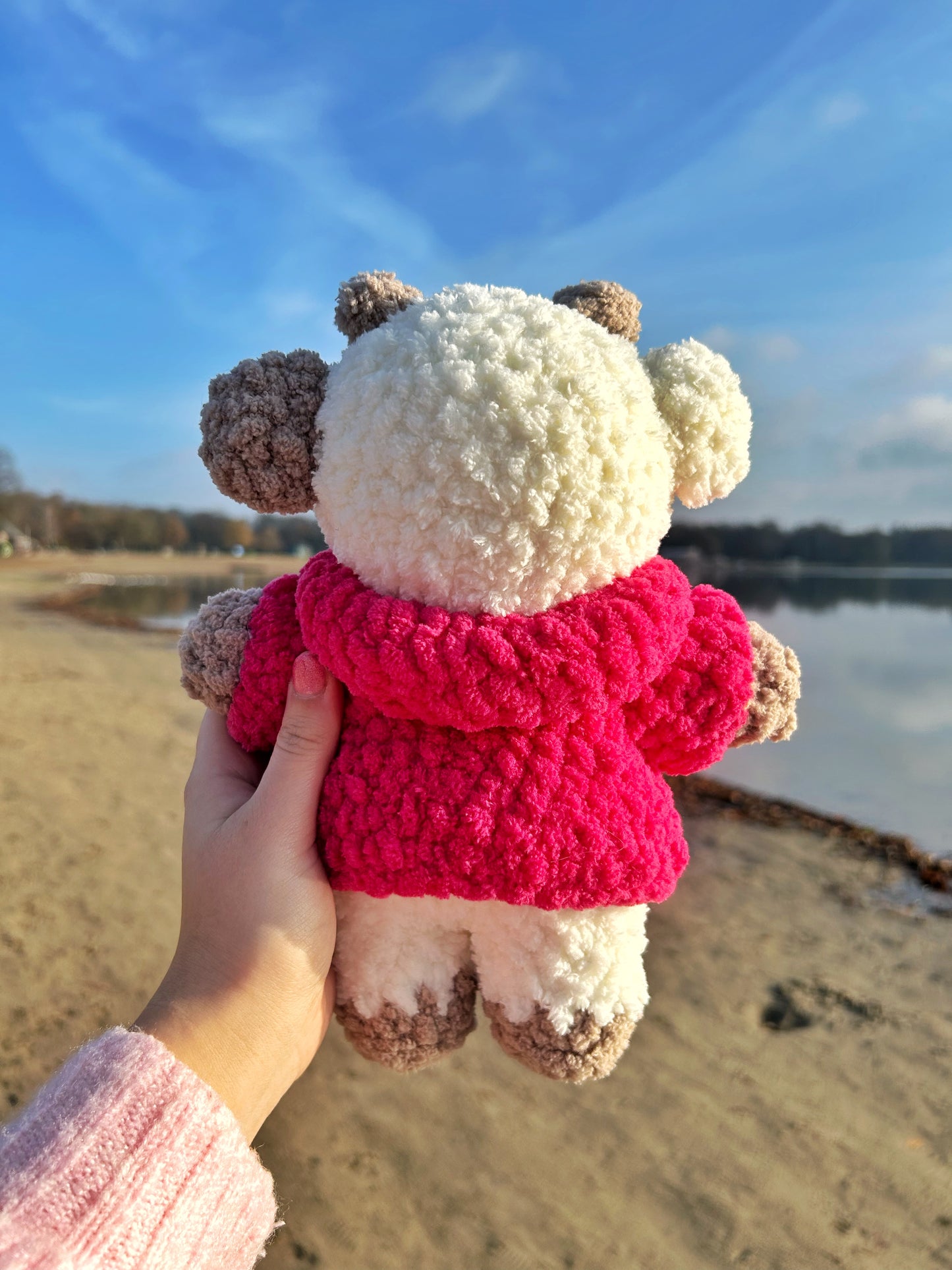 CROCHET COW WITH SWEATER PLUSHIE