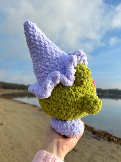 CROCHET WITCH FROG PLUSHIE