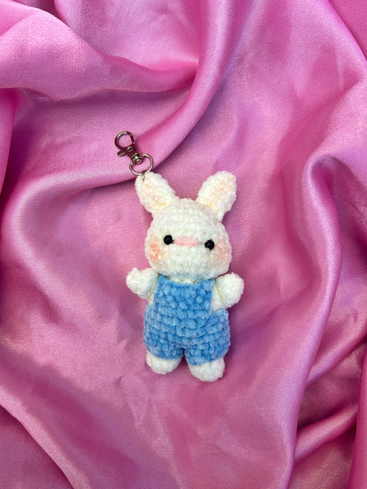 CROCHET SYLVANIAN FAMILIES BUNNY KEYCHAIN PLUSHIE
