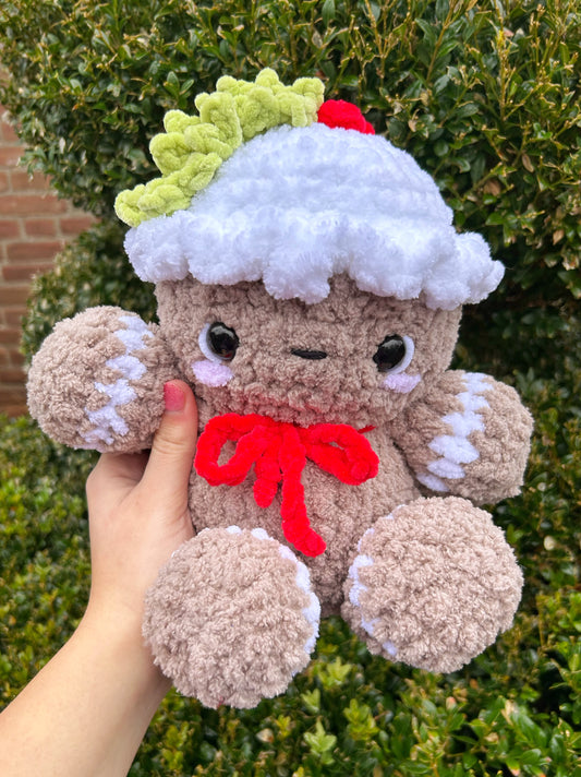 CROCHET GINGERBREAD COOKIE PLUSHIE
