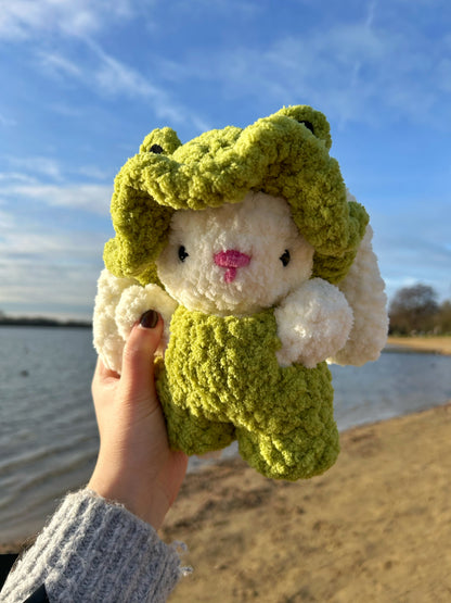 CROCHET FROG BUNNY PLUSHIE