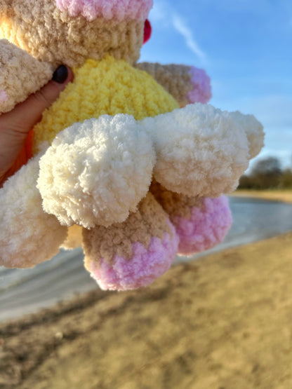 CROCHET FLOWER COW PLUSHIE