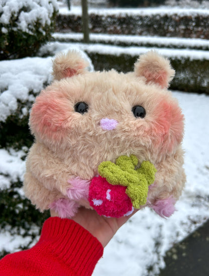 CROCHET FLUFFY HAMSTER PLUSHIE