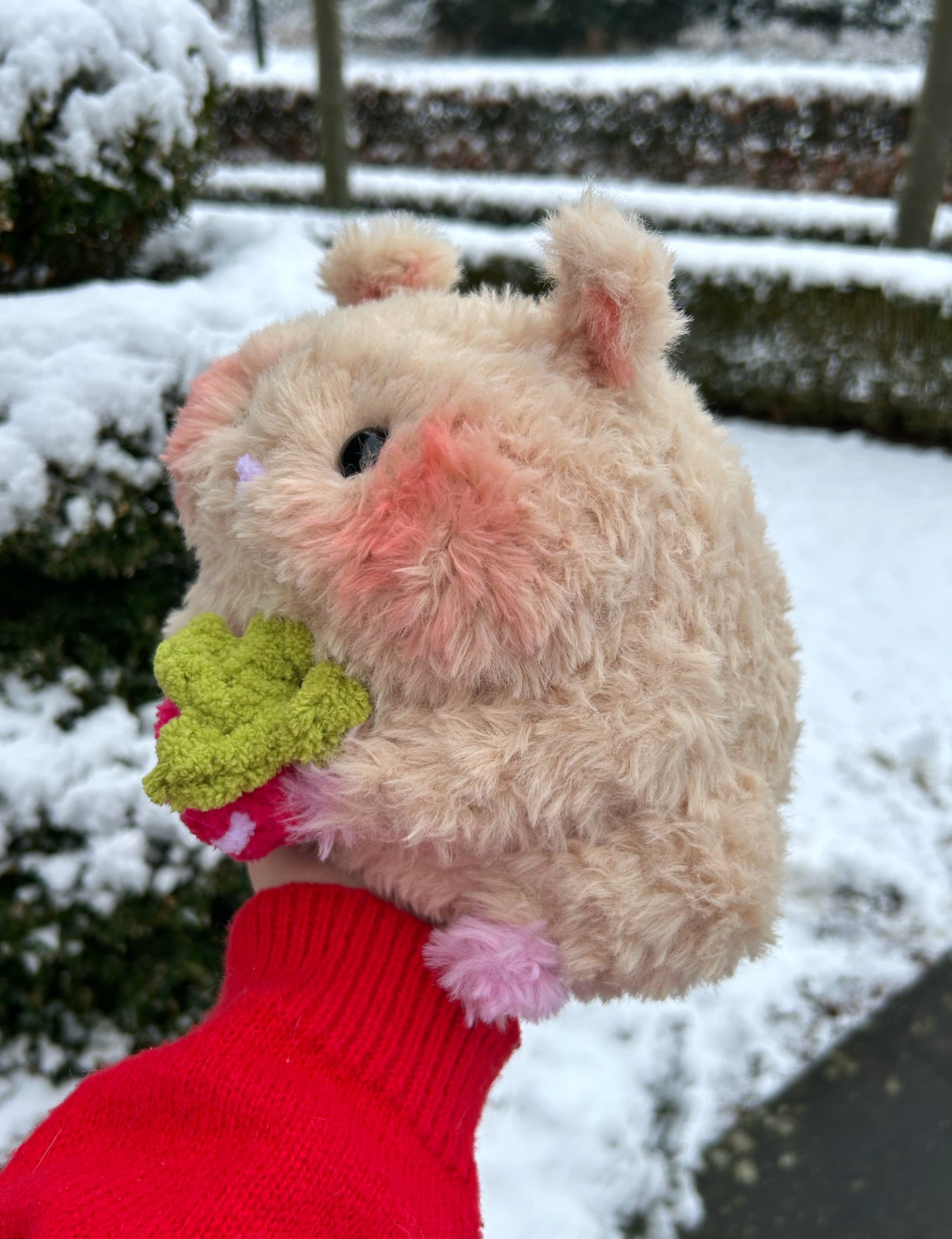 CROCHET FLUFFY HAMSTER PLUSHIE