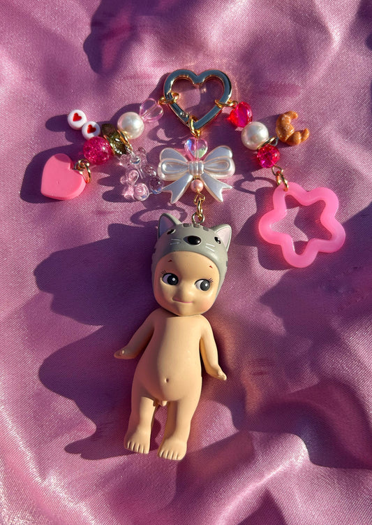 CAT SONNY ANGEL KEYCHAIN