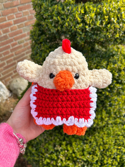 CROCHET EASTER CHICKEN PLUSHIE