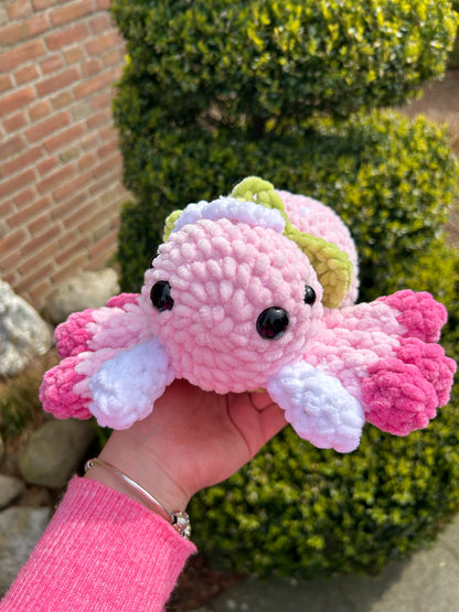 CROCHET STRAWBERRY SPIDER PLUSHIE